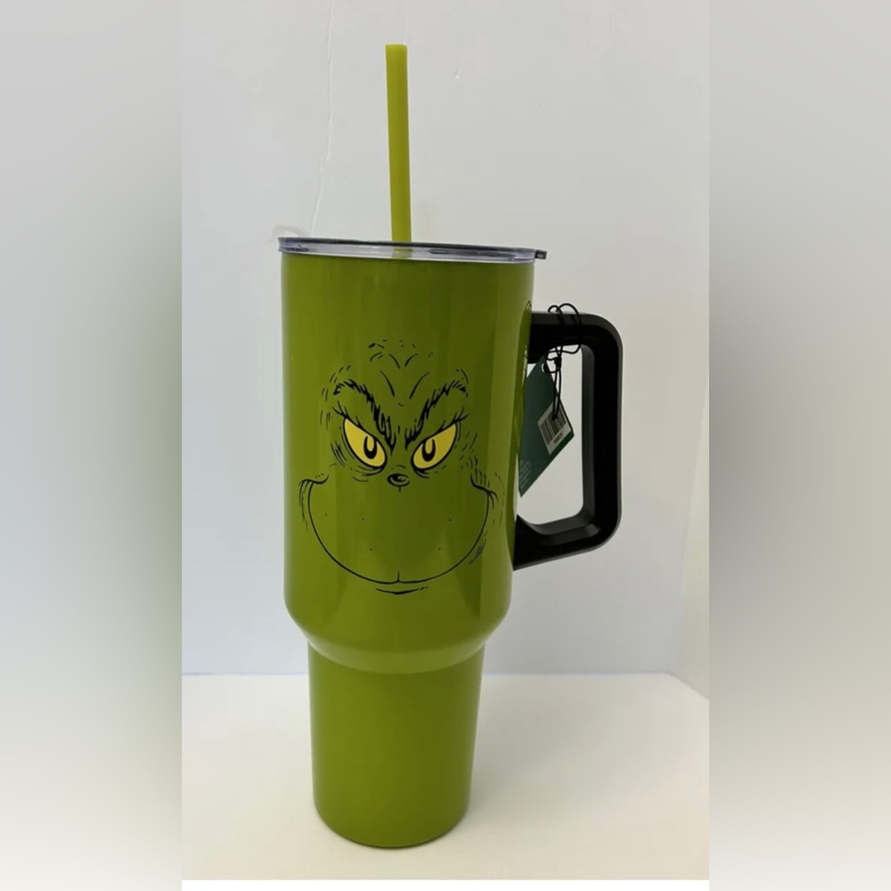 Grinch Tumbler, 40 oz, new with tags, Hobby Lobby. Not available in stores.